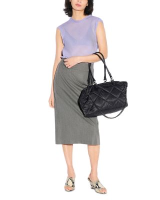 Madison Medium Quilted Nylon Tote Bag