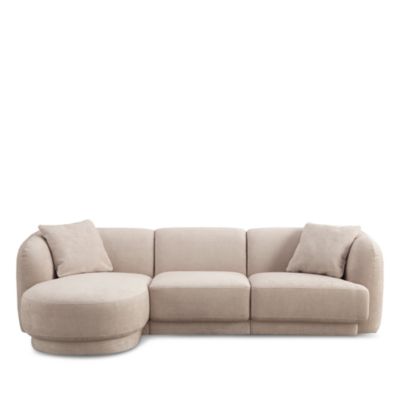 Nonna Three Piece Fabric Sectional - Exclusive