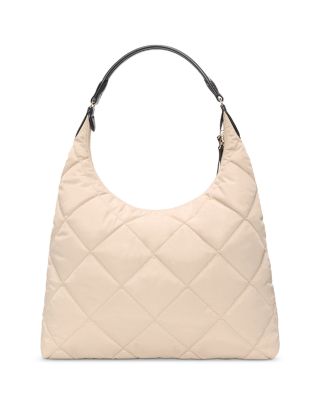Madison Large Quilted Nylon Shoulder Bag