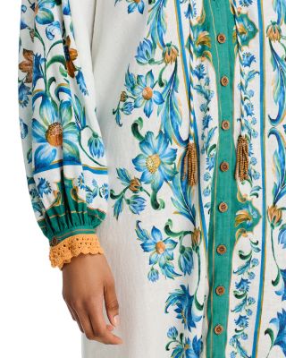 Linen Midi Dress Swim Cover-Up