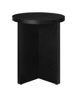Silas Round Wood Side Table