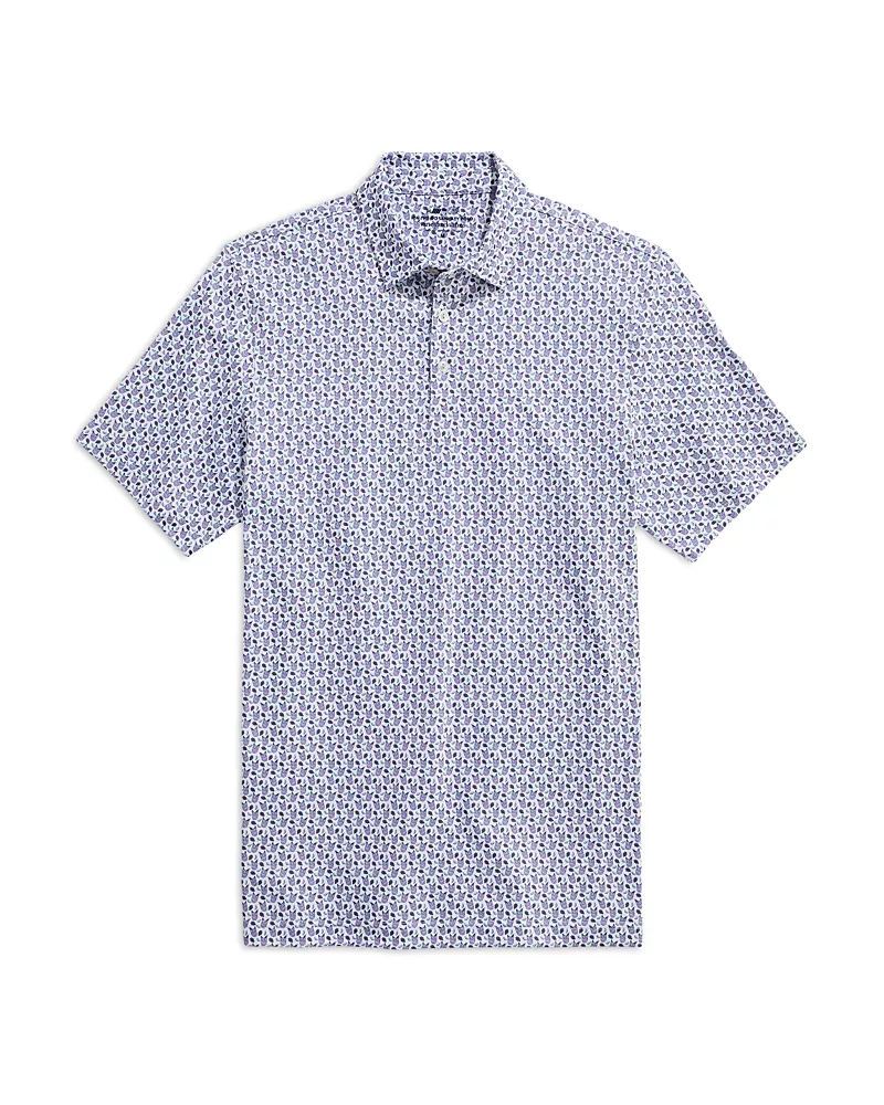 Vineyard Vines Printed Sankaty Polo Shirt