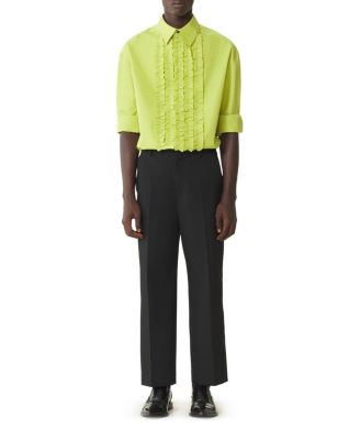 Cotton Poplin Bib Front Shirt