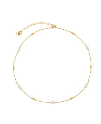  Lyra Pearl Beaded Necklace