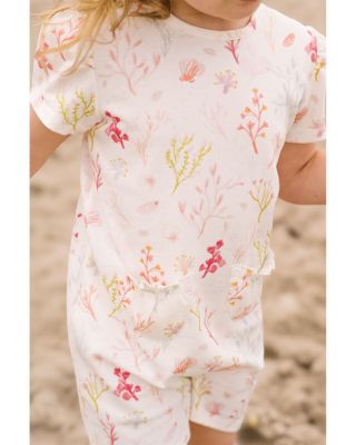 Girls' Short Puff Sleeved Romper - Baby, Little Kid