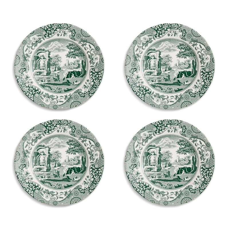 Spode Heritage Green Italian Bread and Butter Plate, Set of 4