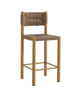 Parkland Outdoor Patio Rattan and Aluminum Counter Stools, Set of 2