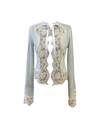  Lingerie Lace Knit Cardigan