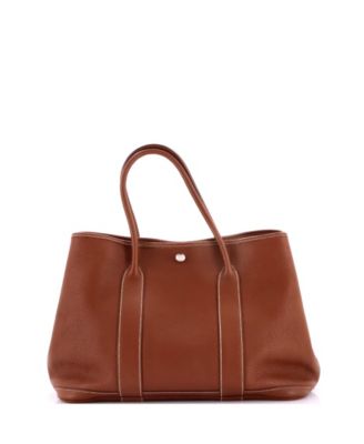 30 Garden Party Tote Leather