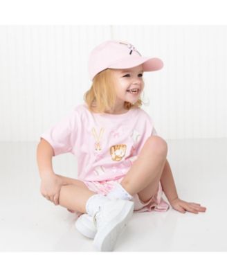Girls' Baseball Cutie Short Sleeve T-Shirt - Baby, Little Kid