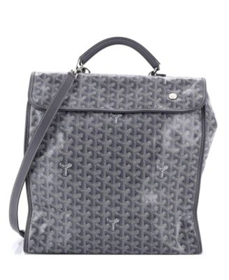   Saint Leger Briefcase Backpack Coated Canvas