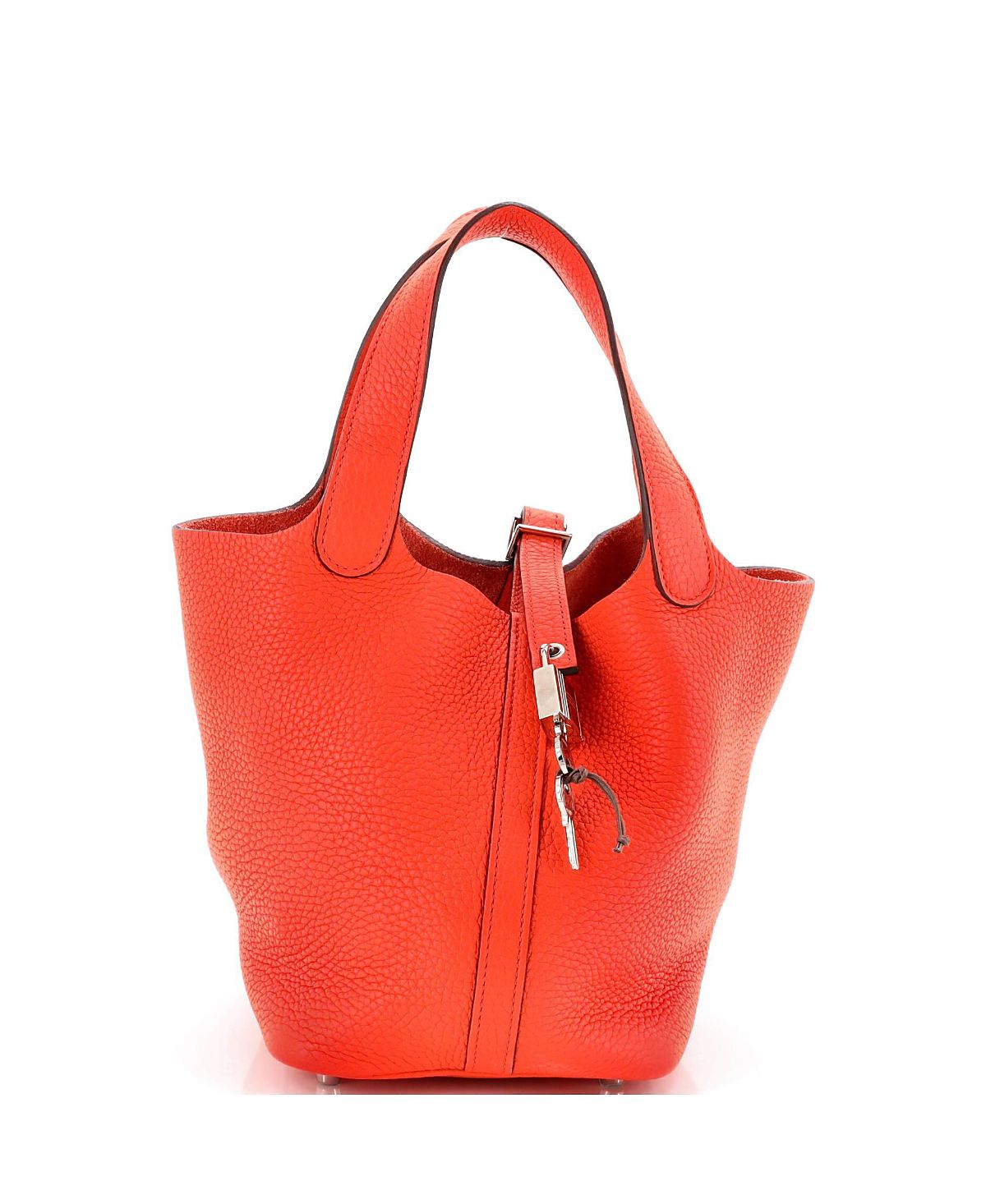 Pre-Owned HERMES Pm Picotin Lock Bag Clemence