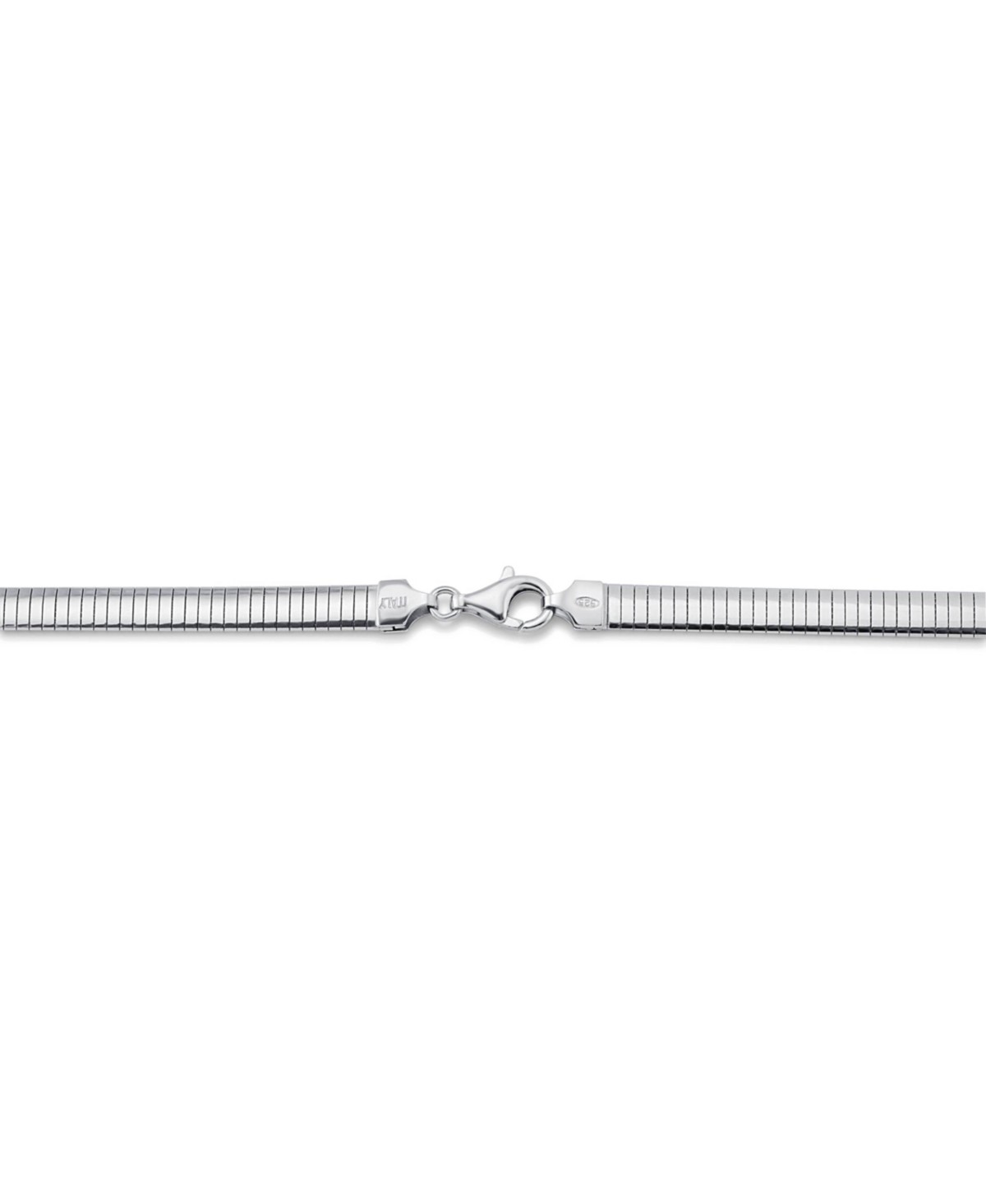 Sterling Silver Mega Omega Necklace