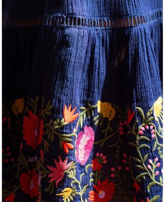  Gari Cotton Cover-Up Cap Sleeve Dress