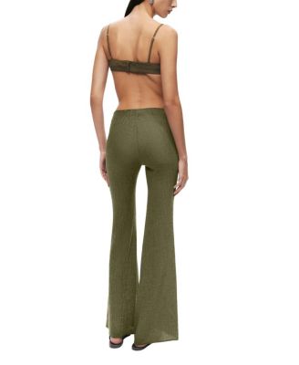  Flared High-Waist Pants