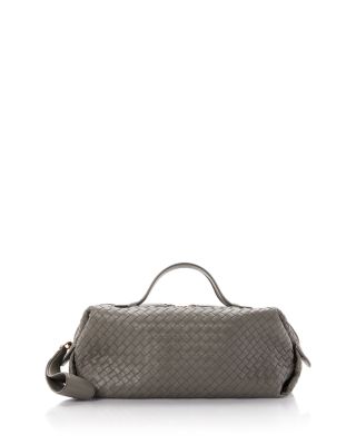 Gioco Intrecciato Woven Leather Handbag