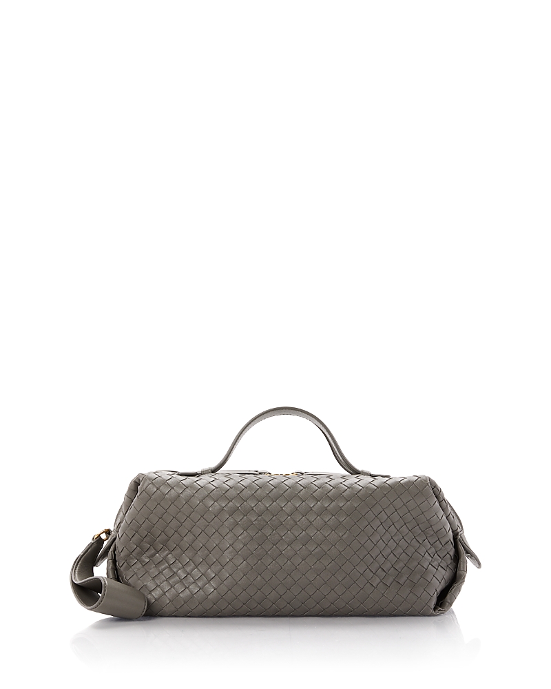 Bottega Veneta Gioco Intrecciato Woven Leather Handbag