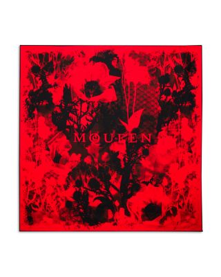 Poppy Collage Silk Scarf