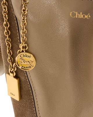 Spin Small Suede & Leather Tote