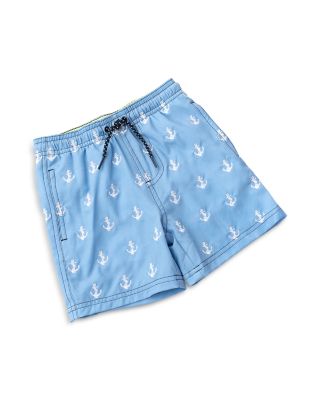 Boys' H2O Appear Embroidered Anchor Icon Swim Trunks - Little Kid