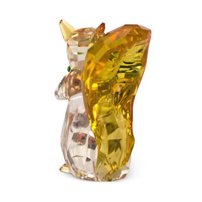 Idyllia Collection Squirrel and Acorn Crystal Figurine
