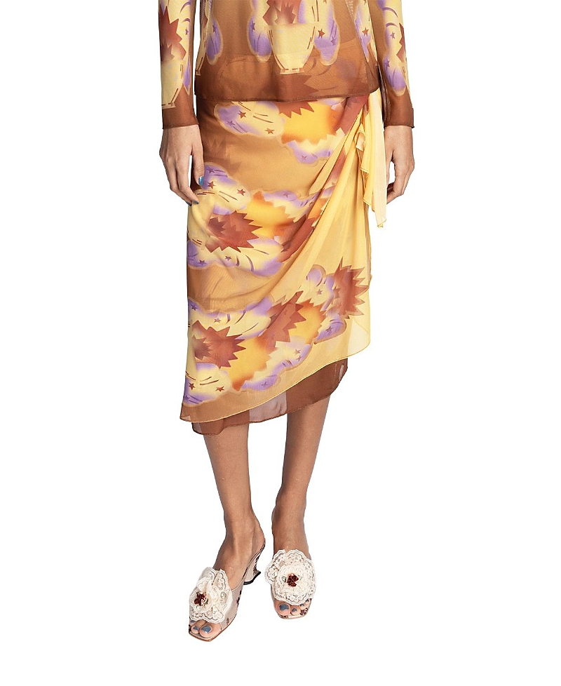 Anna Sui Sunburst Sarong Skirt