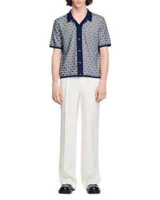 Square Cross Jacquard Shirt