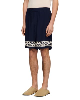 Amalfi Contrast Pattern Flowy Shorts