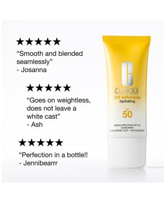 UV Solutions Hydrating Sunscreen SPF 50 with Hyaluronic Acid 1.35 oz.