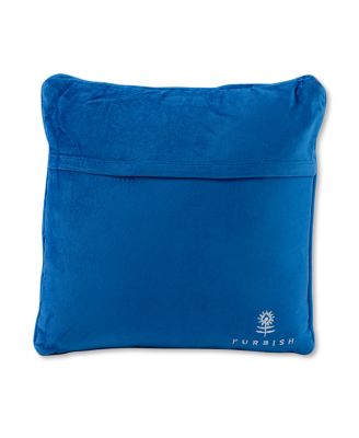 Overthink Needlepoint Pillow, 11" x 11"