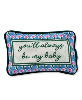 Be My Baby Mini Needlepoint Decorative Pillow