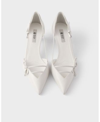  Women's Open-Side Leather Pumps