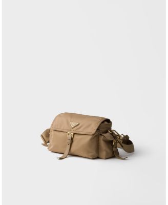 Explore Medium Re-Nylon Shoulder Bag with Flap