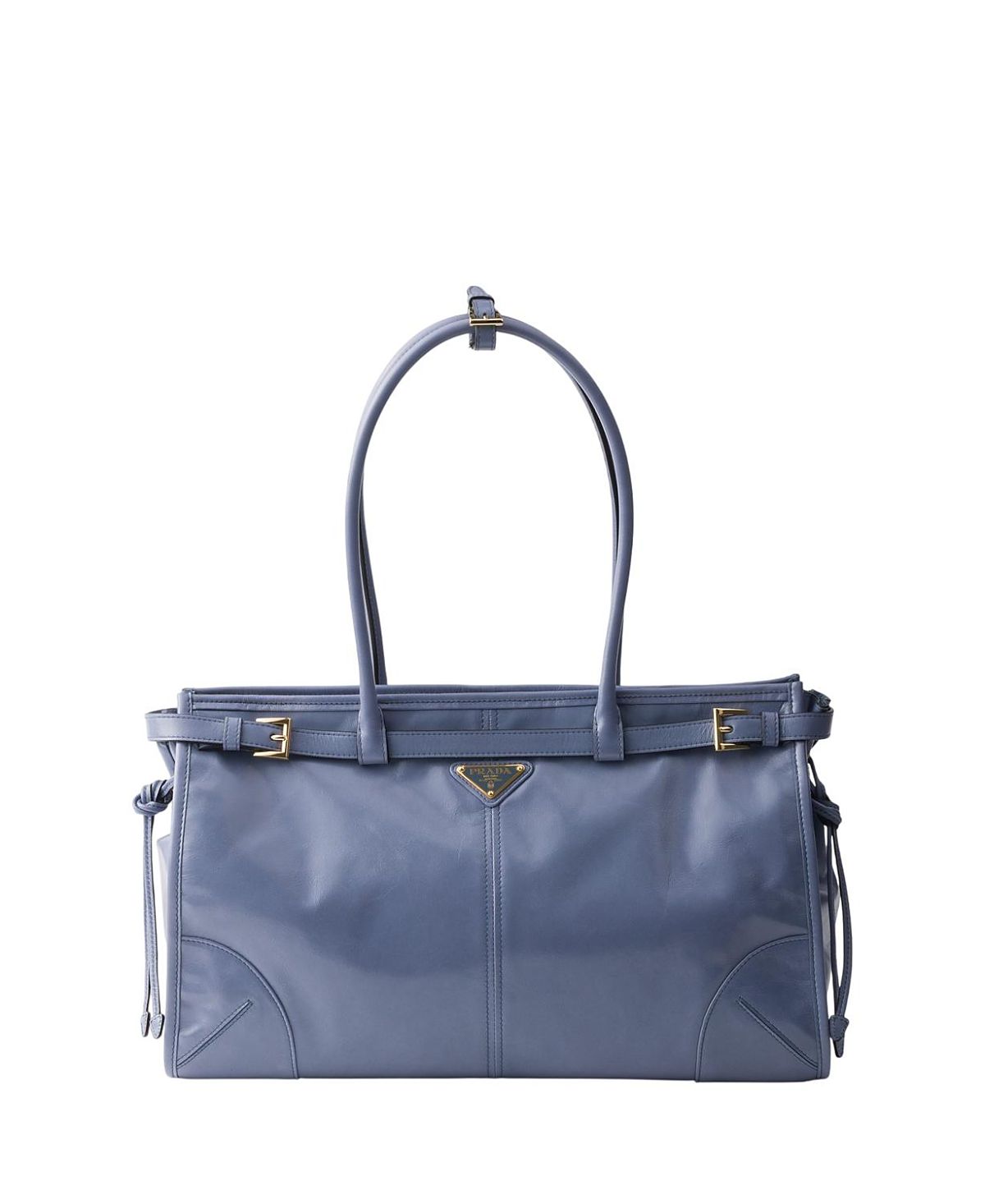 Prada Bonnie Large Convertible Leather Shoulder Handbag