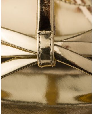  Women's Metallic Leather Sandals