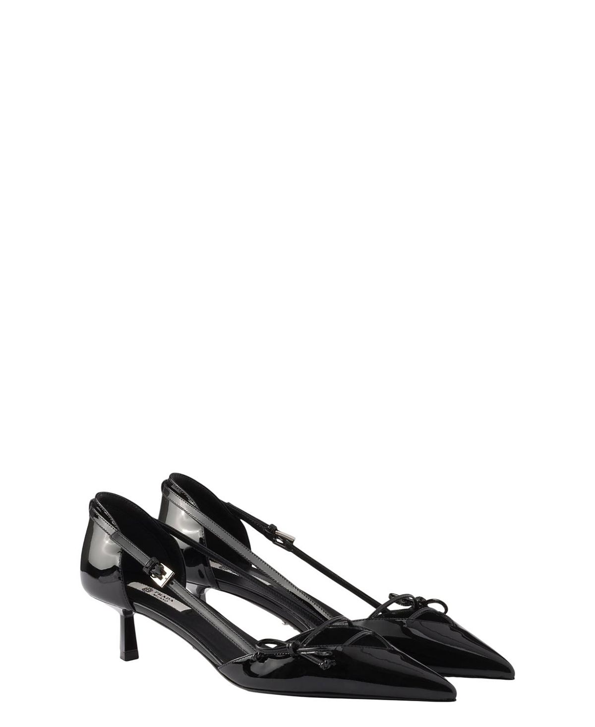 Prada Women's Open-Side Leather Pumps