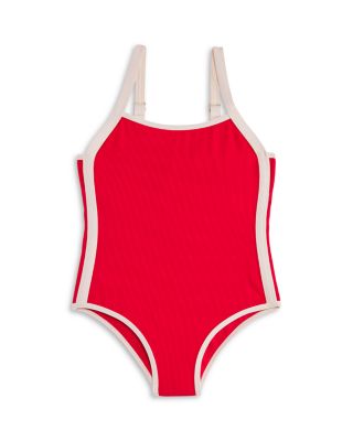 Girls' Beach Skipper One Piece Swimsuit - Little Kid