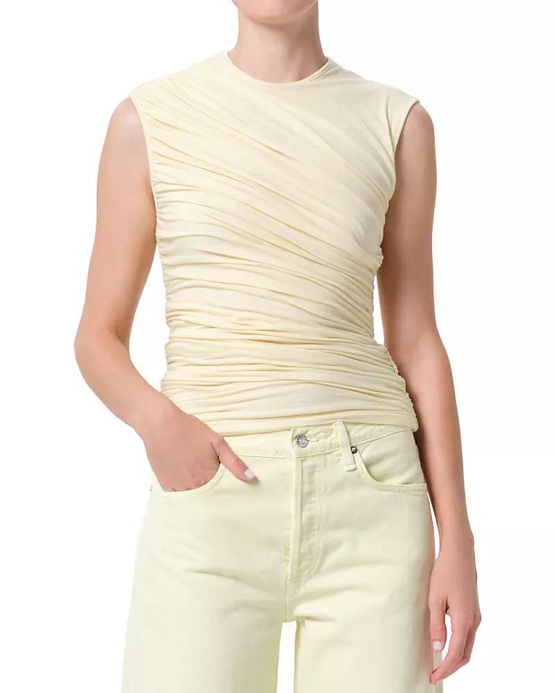 Agolde Ester Ruched Top