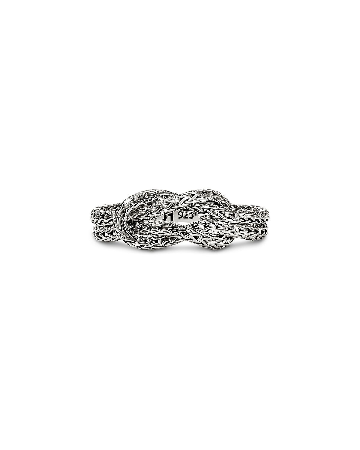 John Hardy Sterling Silver Love Knot Woven Ring