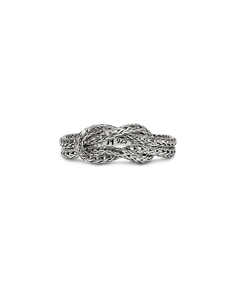 John Hardy Sterling Silver Love Knot Woven Ring