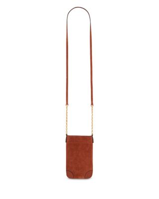 Charlotte Suede Crossbody Phone Holder
