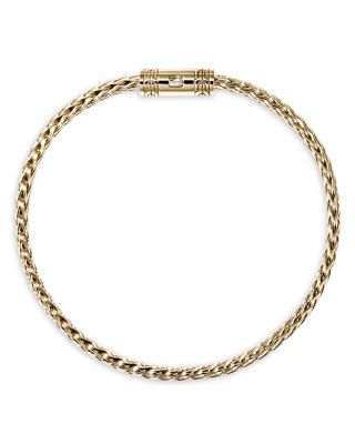 14K Yellow Gold Icon Woven Link Bracelet