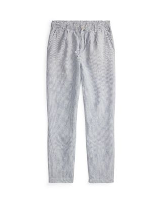 Lateef Slim Tapered Fit Linen Pants