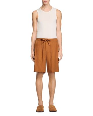 Classic Fit 8.9" Linen Shorts