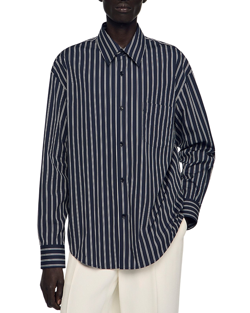 Sandro Striped Cotton Shirt