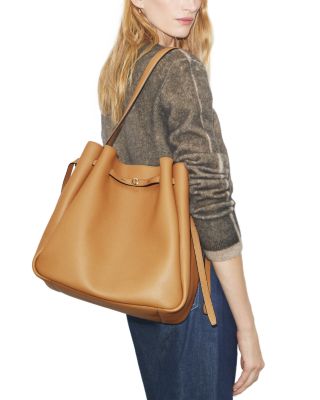 Romy Leather Large Bucket Bag