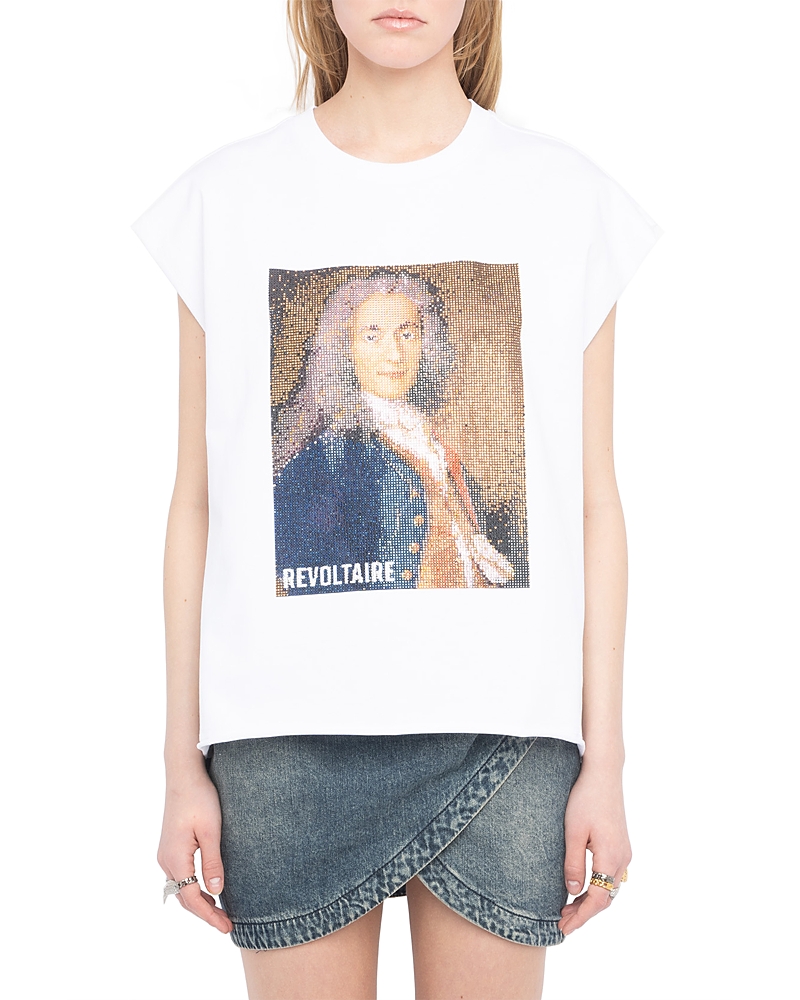 Zadig & Voltaire Cloex Voltaire Embellished Tee