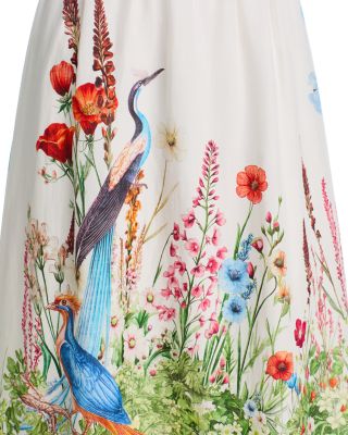 The Marina Feather Forrest Dress