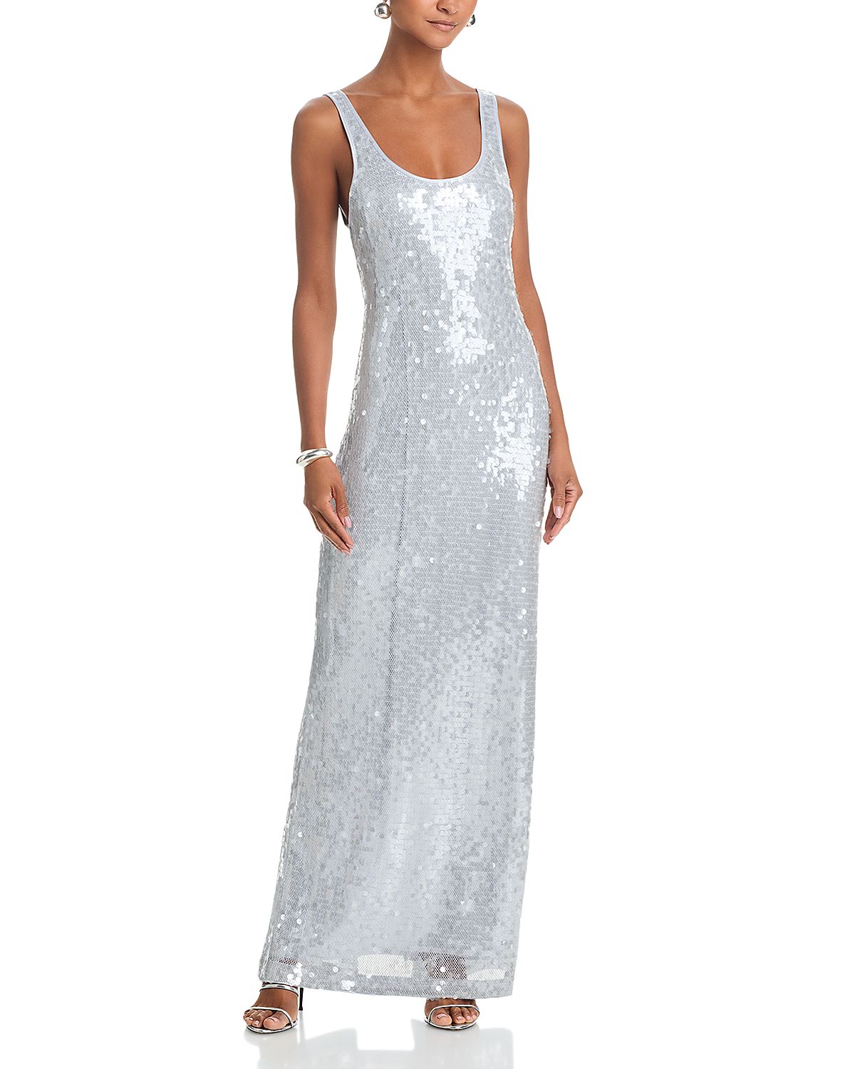 Simkhai Bex Metallic Maxi Dress