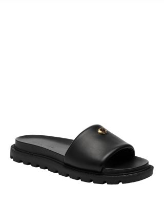 Women's Brynn Leather Slide Sandals